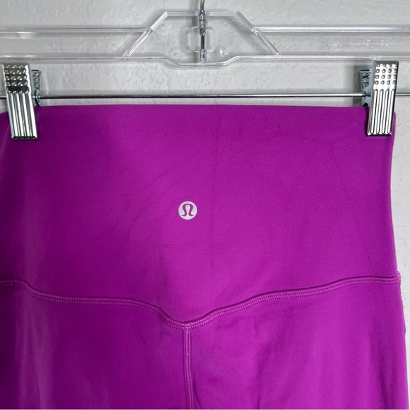 Lululemon leggings Women 4 Align HR Moonlit Magenta Pant High Rise B15 - Picture 3 of 6